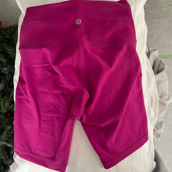 LULULEMON BIKER SHORTS Ripened Raspberry Pink - Picture 4 of 7